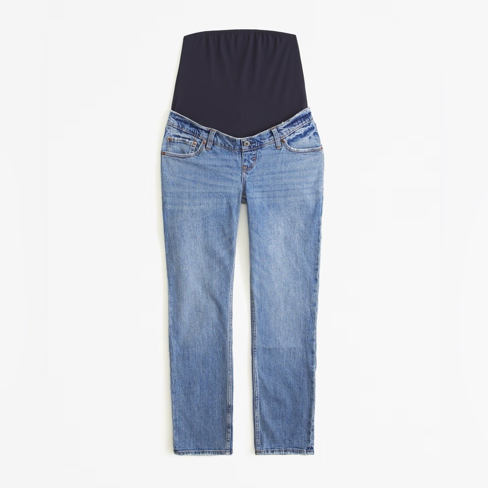Abercrombie & Fitch Maternity Ankle Straight Jeans 31/12R